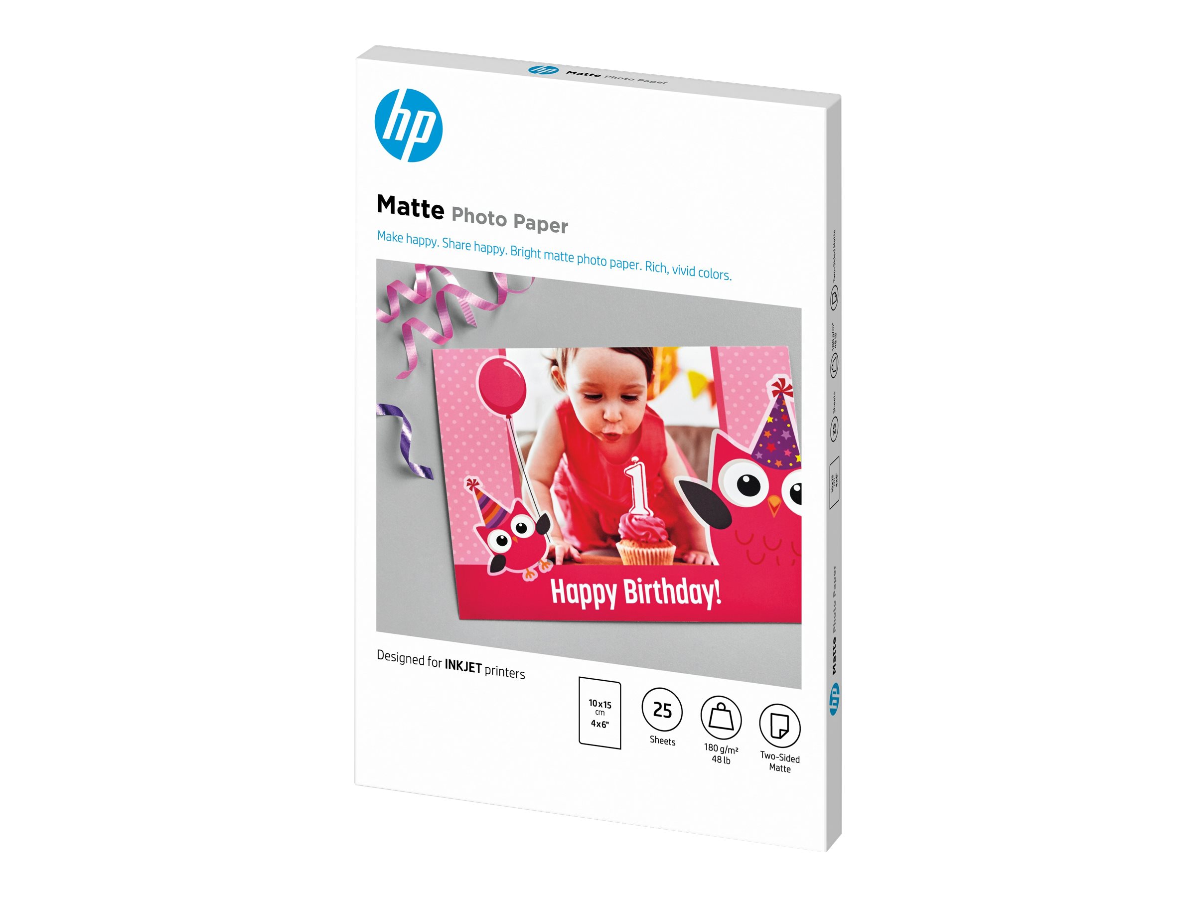 HP Fotopapier Matt 8,8 mil 180 g/m²