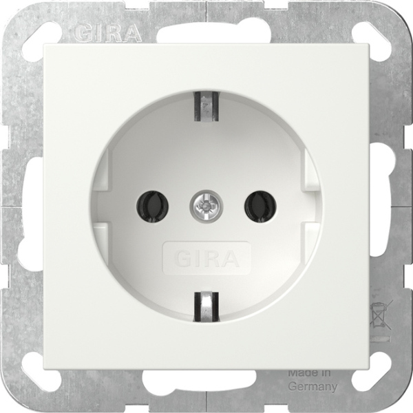 GIRA 418803 System 55 SCHUKO Reinweiß