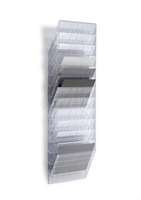 Durable FLEXIBOXX Prospektspenderset 12 A4 transparent