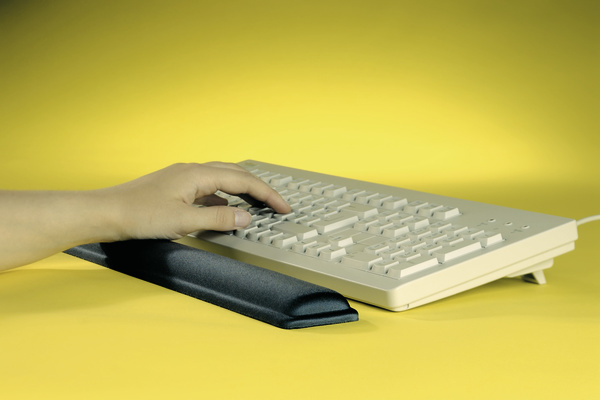 Durable Wrist Support mit Gel Tastatur-Handgelenkauflage anthrazit