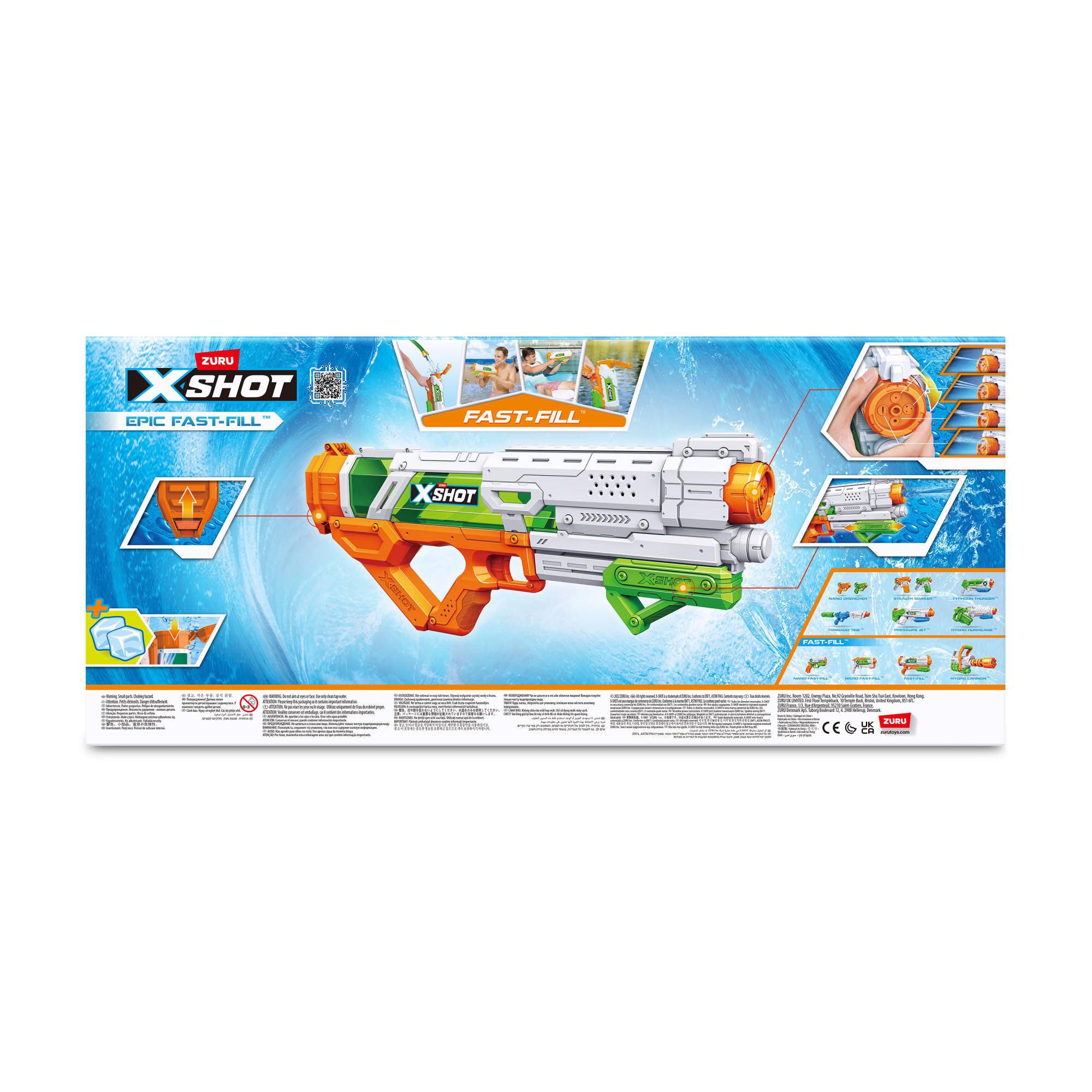 Zuru XSHOT Wasserpistole mehrfarbig