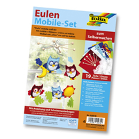 Folia Mobile-Anhänger Eule mehrfarbig