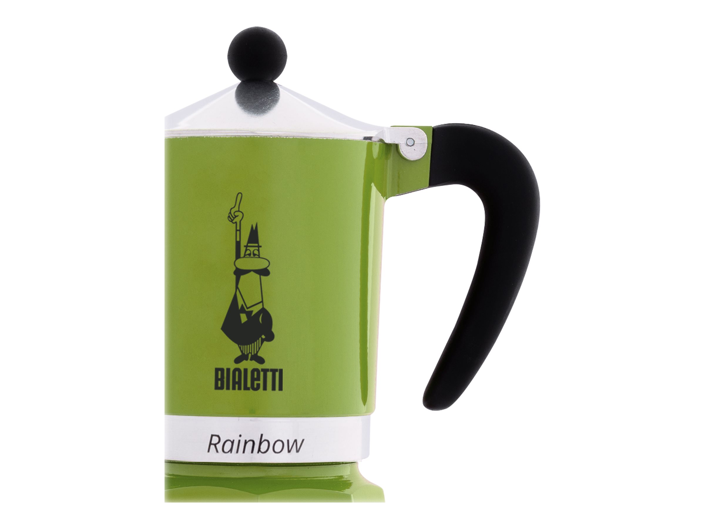 Bialetti Espressokocher Rainbow 3 Tassen grün
