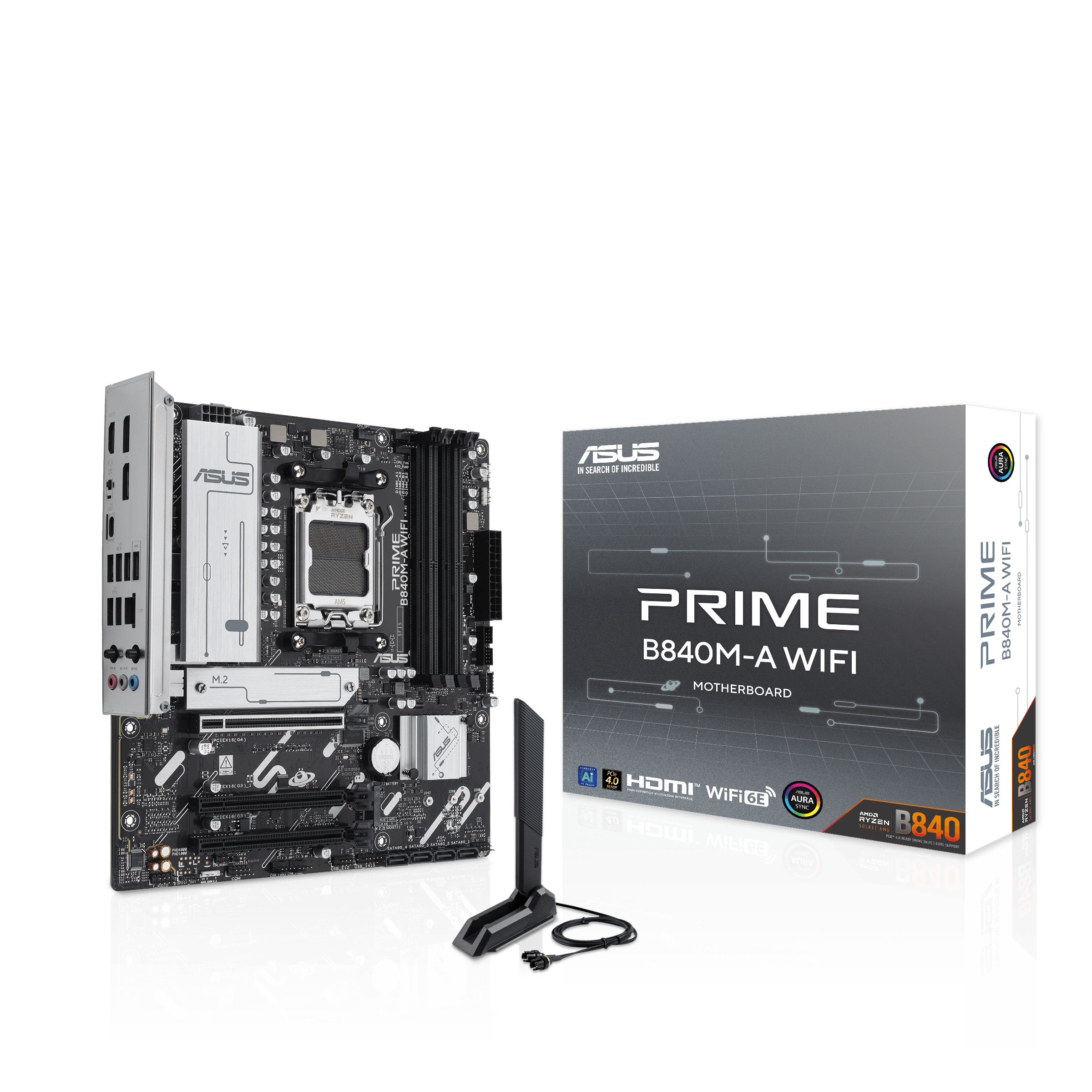 ASUS PRIME B840M-A WIFI micro ATX Socket AM5 Wi-Fi 6E