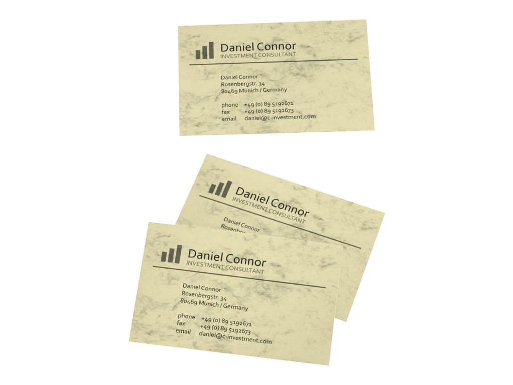 Sigel Business Card DP744 satiniert beige 225 g/qm