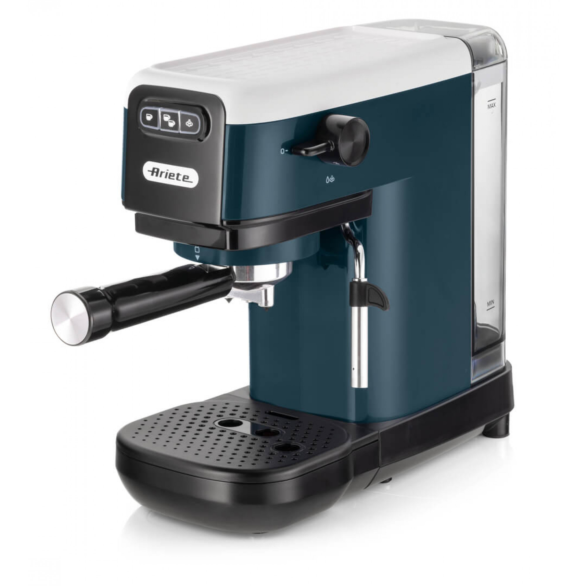 Ariete Siebträgermaschine weiß Espresso-Automat 15 Bar