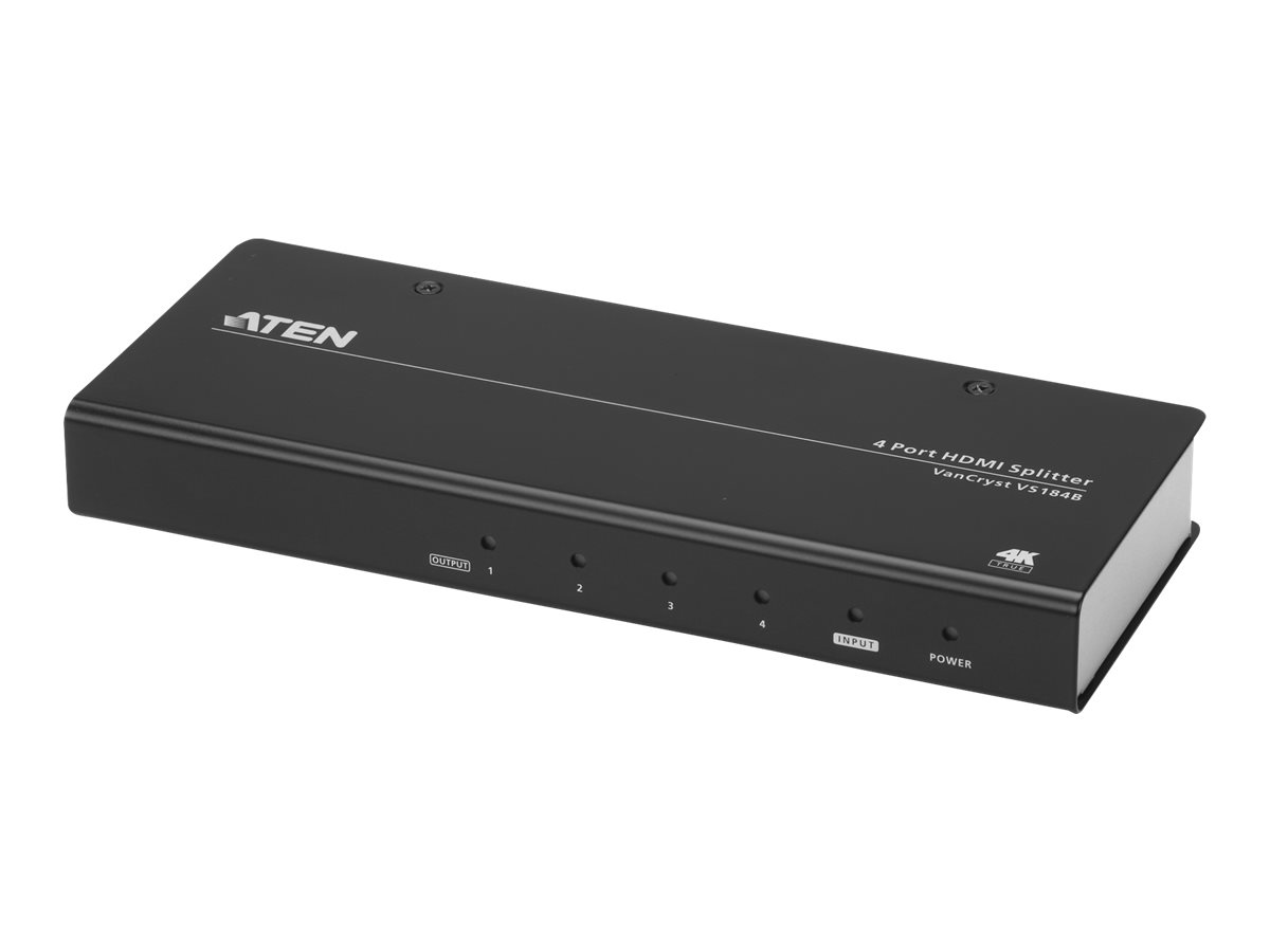 ATEN VanCryst VS184B 4-Port HDMI-Splitter 4K