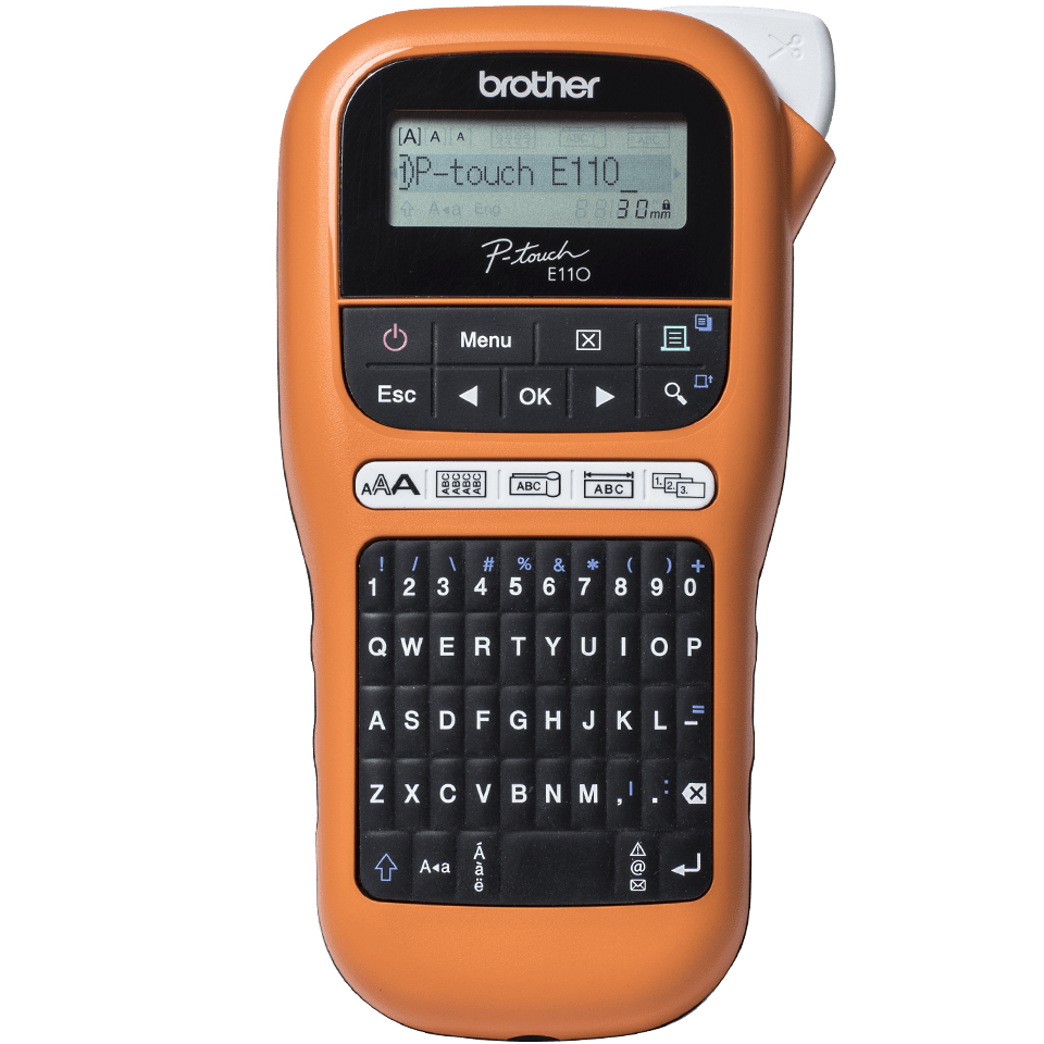 Brother P-Touch PT-E110 Beschriftungsgerät Rolle 1,2 cm
