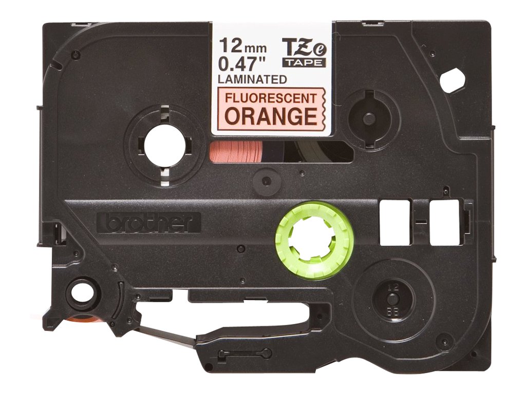 Brother TZe-B31 Schwarz auf Signalorange