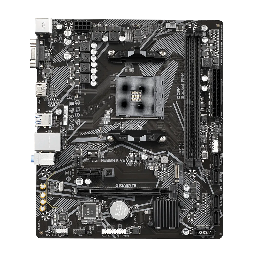 Gigabyte A520M K V2 Motherboard micro ATX AM4