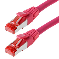 Helos Patchkabel Cat 6 S/FTP magenta 10m