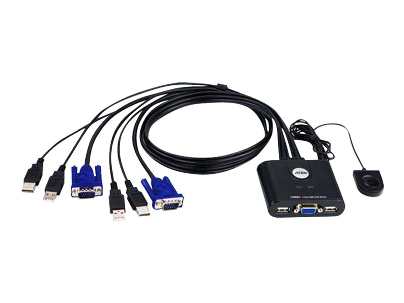 ATEN CS22U KVM-Switch 2 Anschlüsse