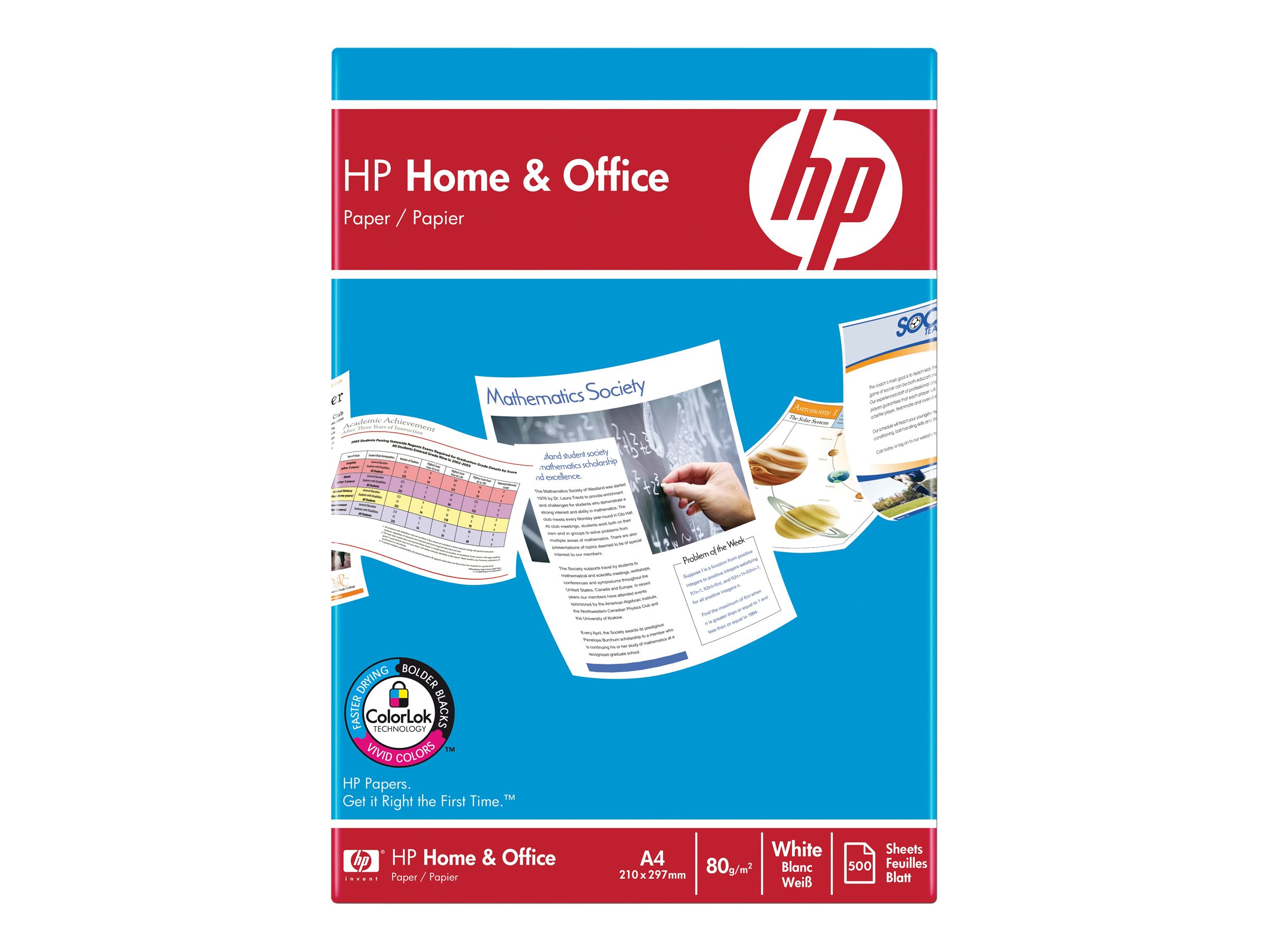 HP Home & Office Paper A4 80 g/m² 500 Blatt
