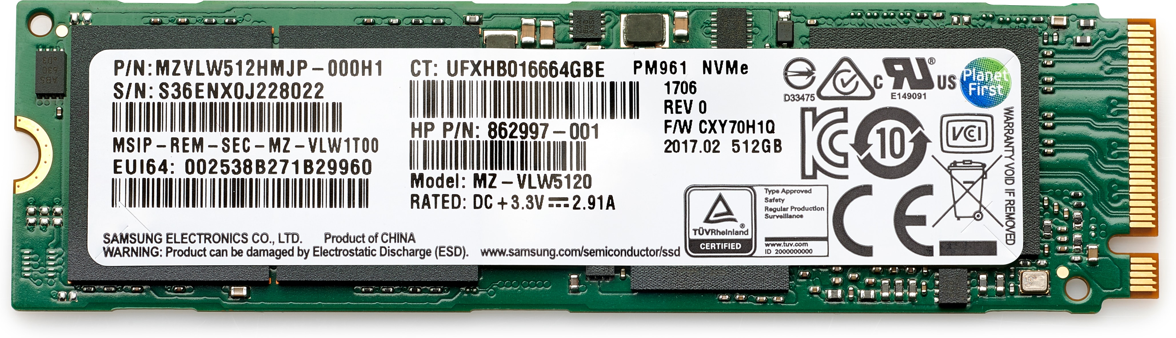 HP SSD 1 TB M.2 2280 PCIe 4.0