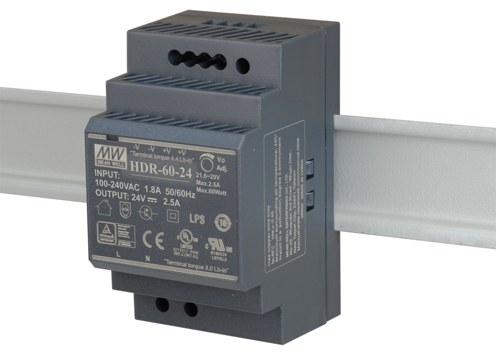 DLINK DISH6024 60W 24VDC Ultra Slim DIN Rail PSU fuer DIS100G DIS200G DIS300G
