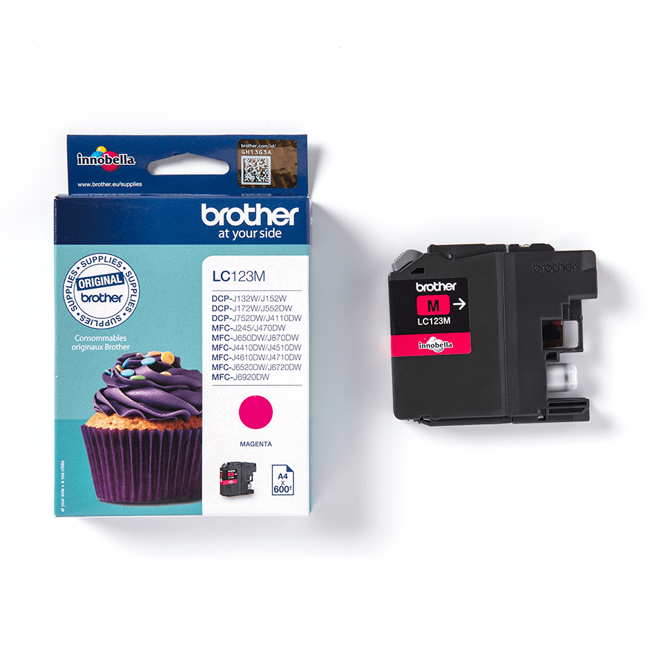 Brother Tintenpatrone LC-123M Magenta