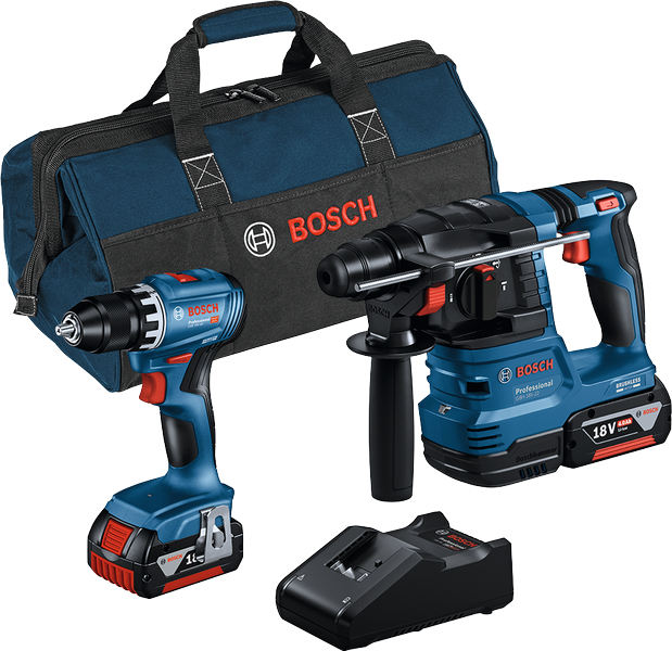 Bosch GSR 18V-45 & GBH 18V-22 Kombi-Set