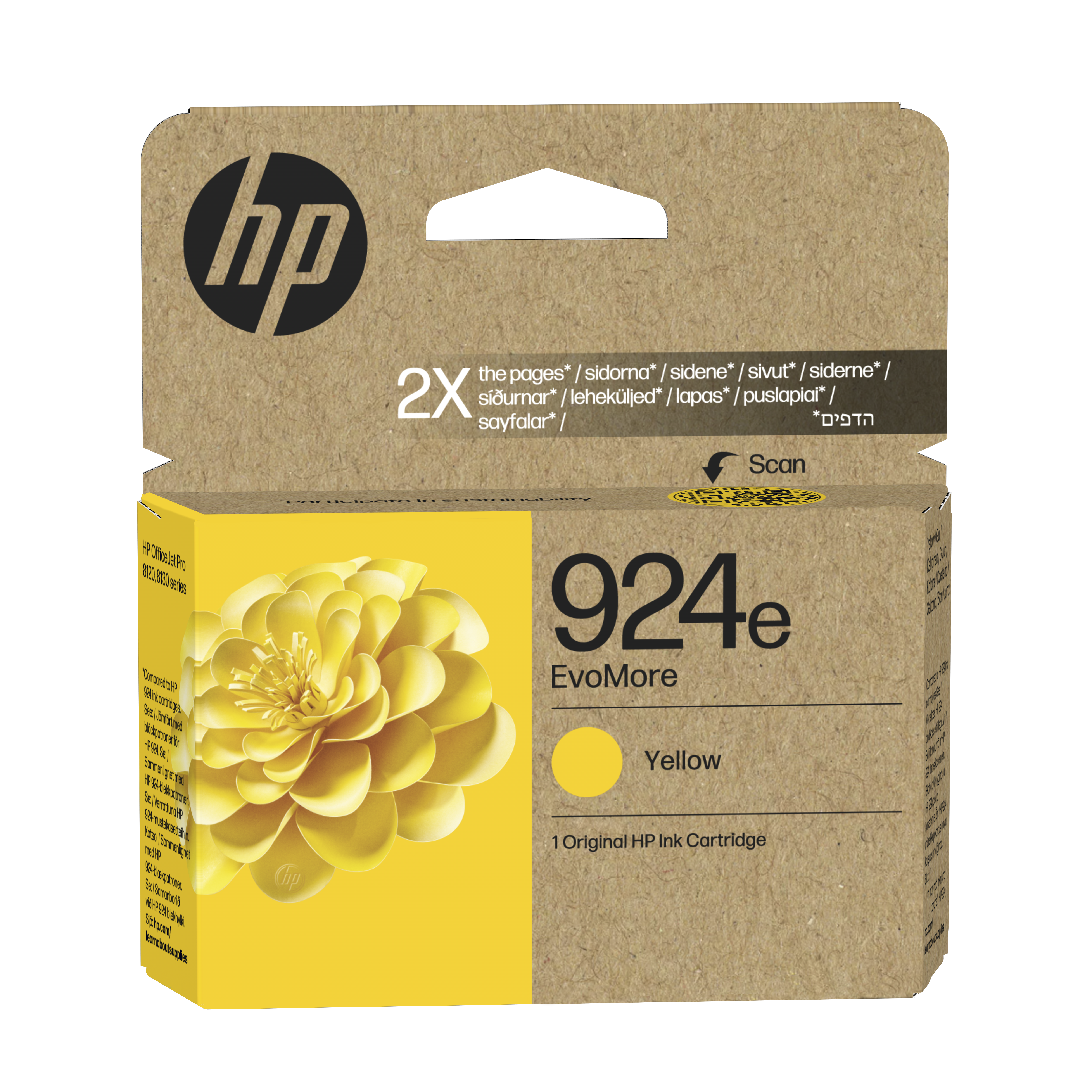 HP 924e EvoMore Gelb