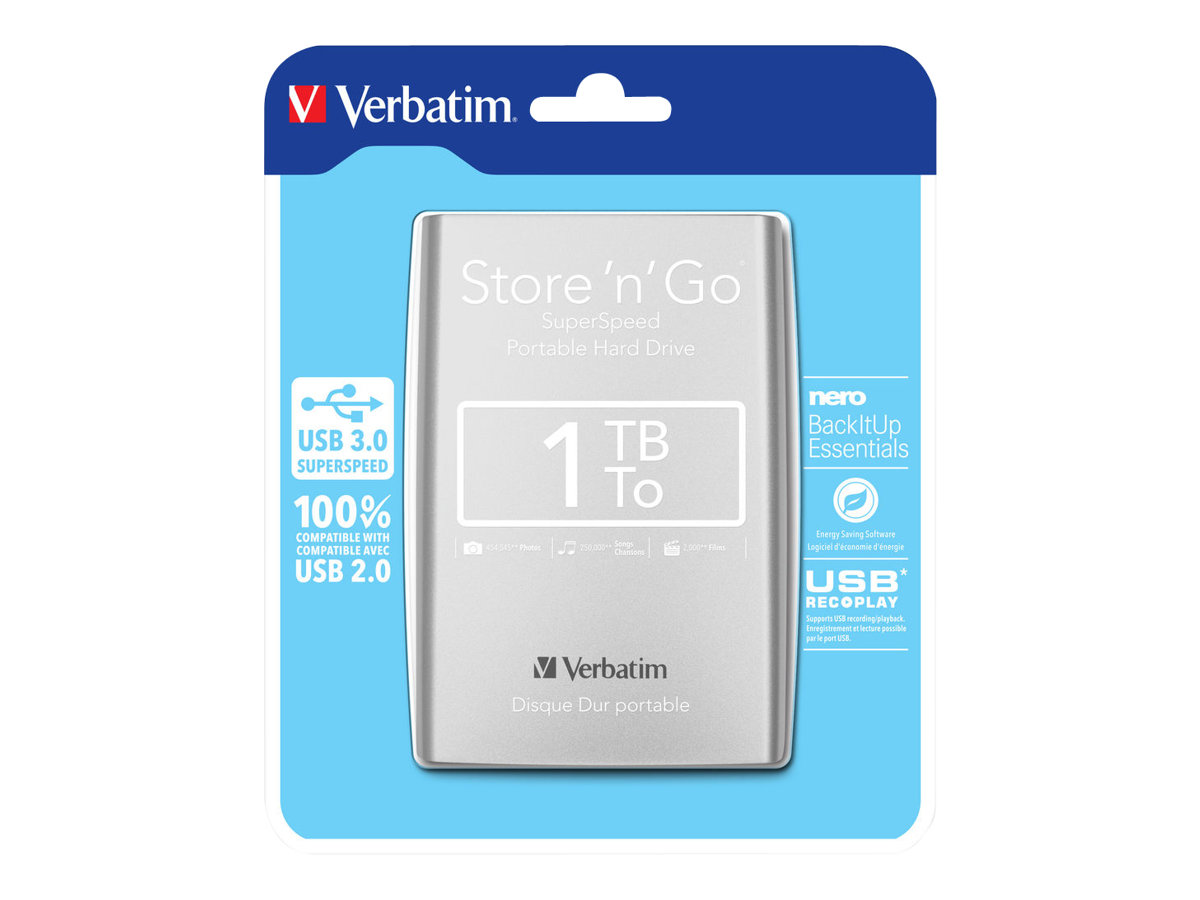 Verbatim Storen Go Portable 1TB USB 3.0