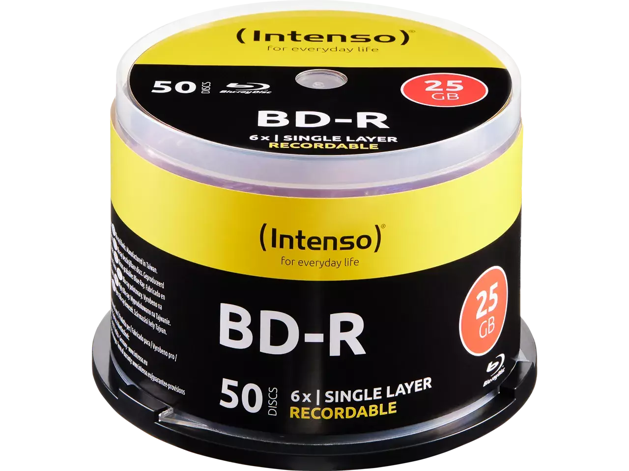 Intenso Blu-Ray Rohling BD-R 25 GB 6x Speed
