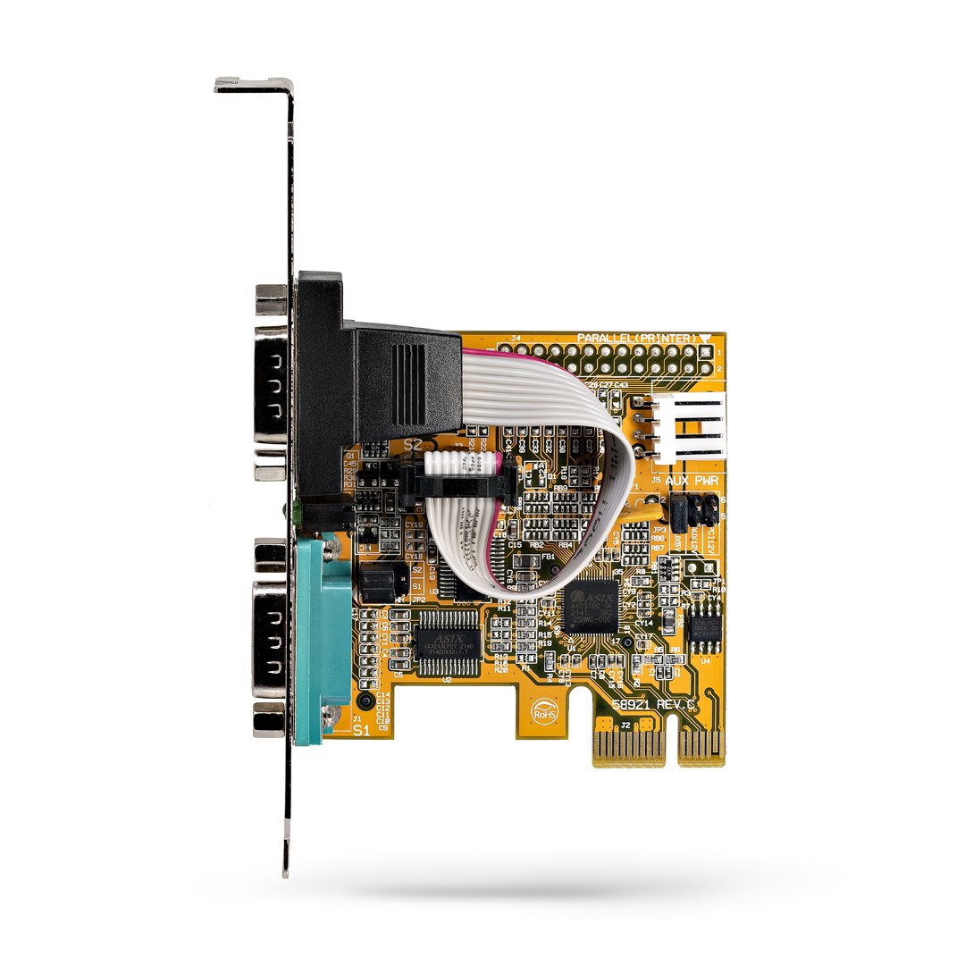StarTech.com 2-Port PCIe Serielle Schnittstellenkarte RS232