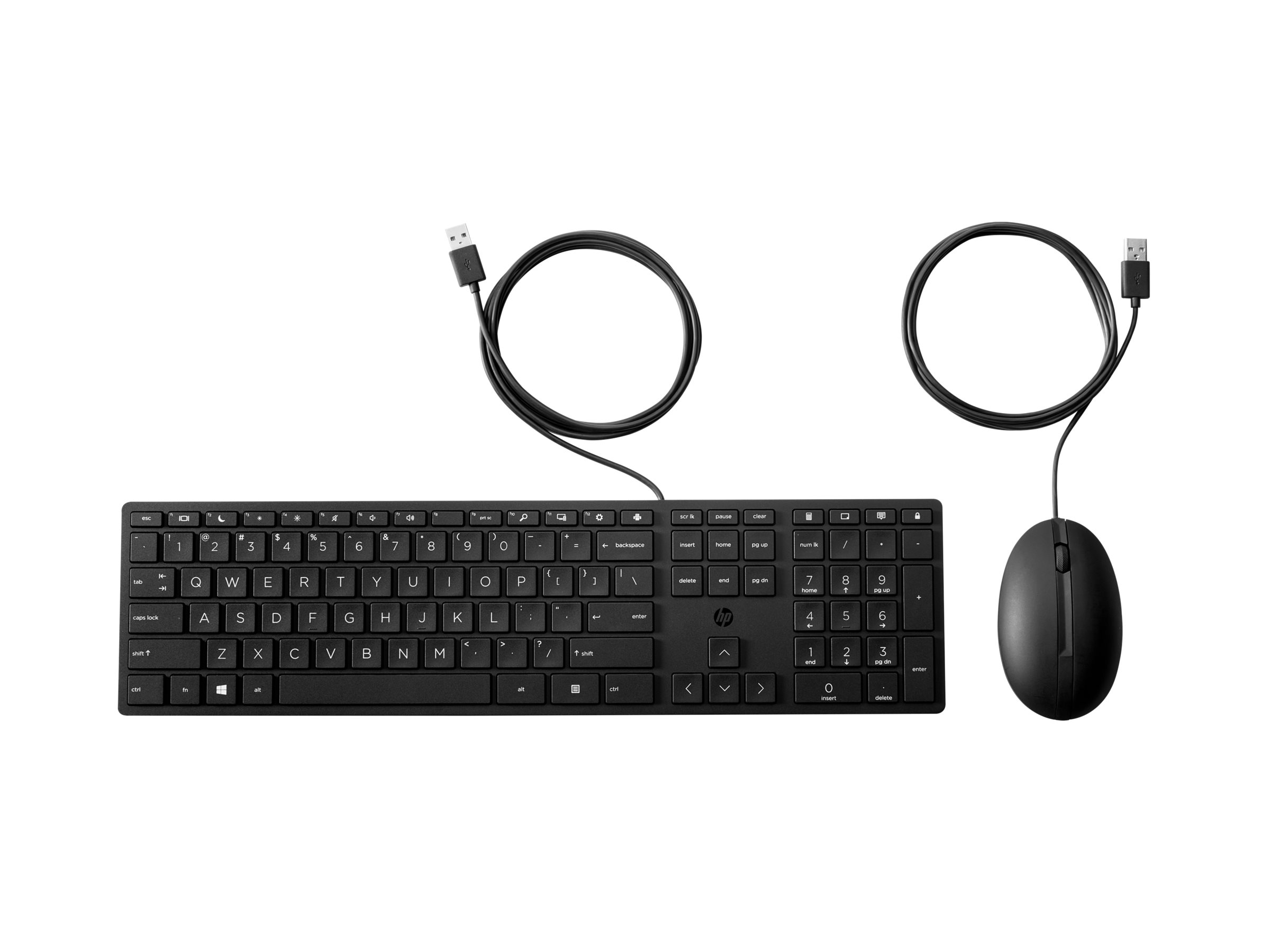 HP 320MK Tastatur Kabelgebunden USB-A Schwarz