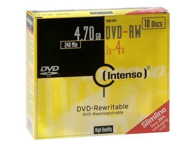 INTENSO DVDRW 47GB 4x 10 SC