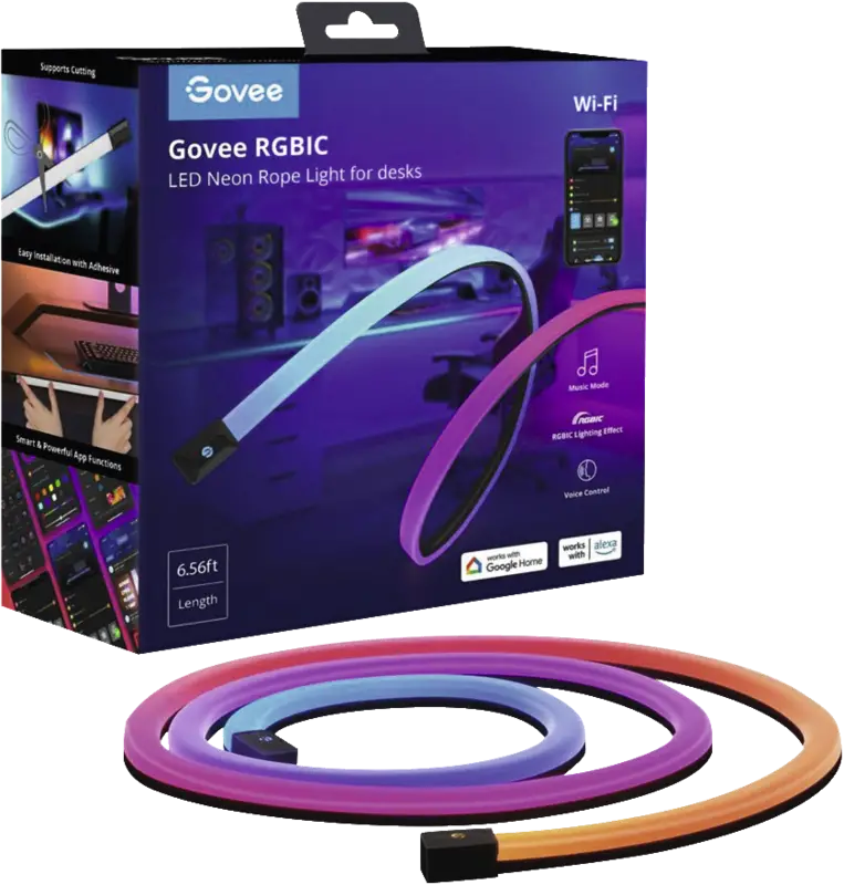 Govee RGBIC Neon Gaming Table Light 2,0 m