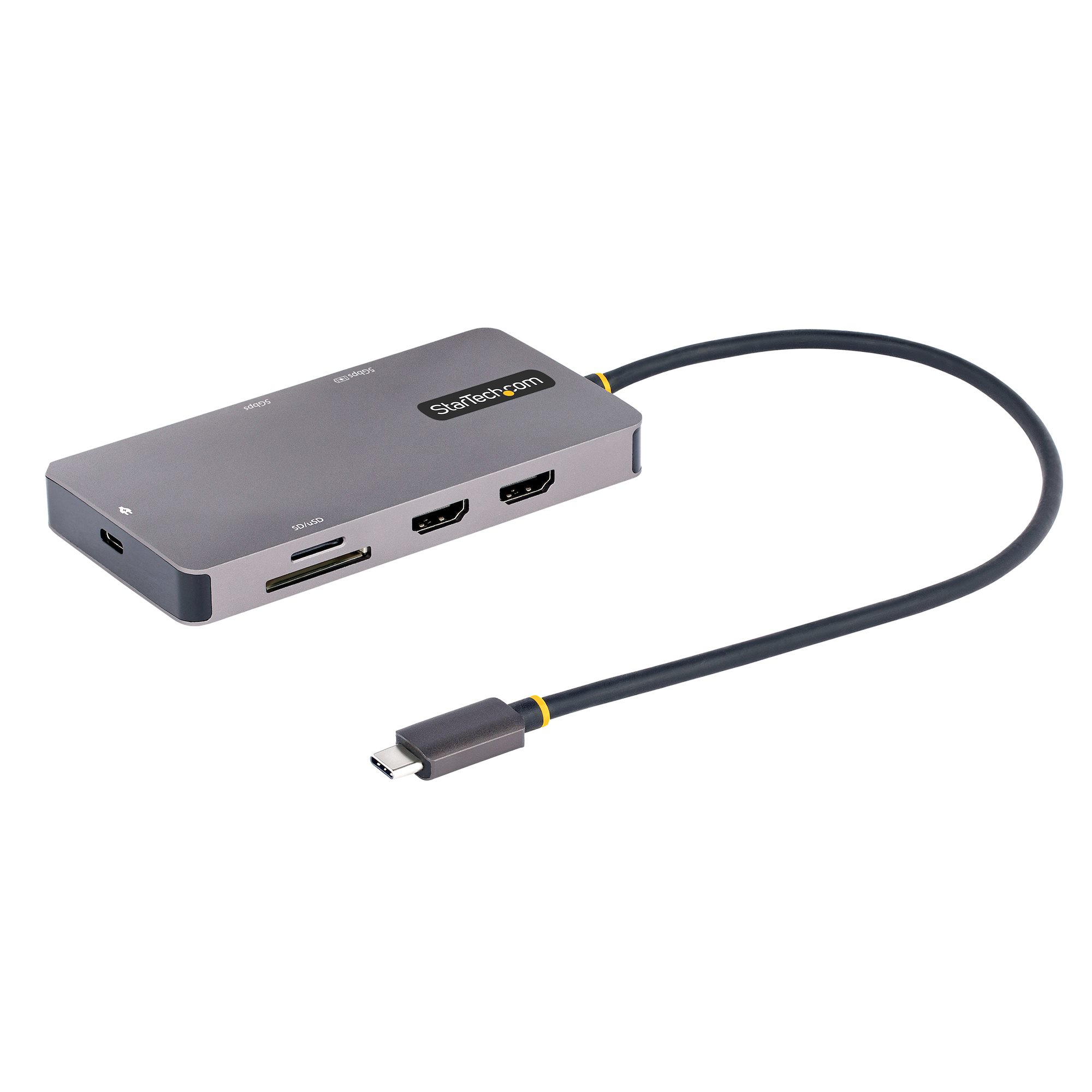 StarTech.com USB-C Multiport Adapter Dual HDMI 4K