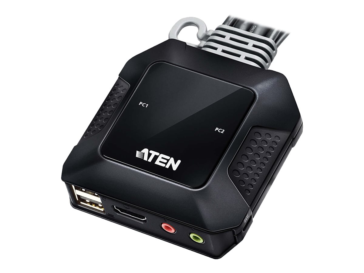 ATEN CS22H KVM-/Audio-/USB-Switch