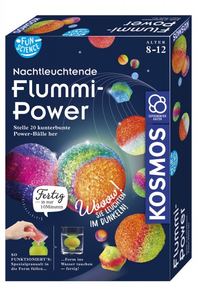 Kosmos Flummi-Power Nachtleuchtend Mehrfarbig