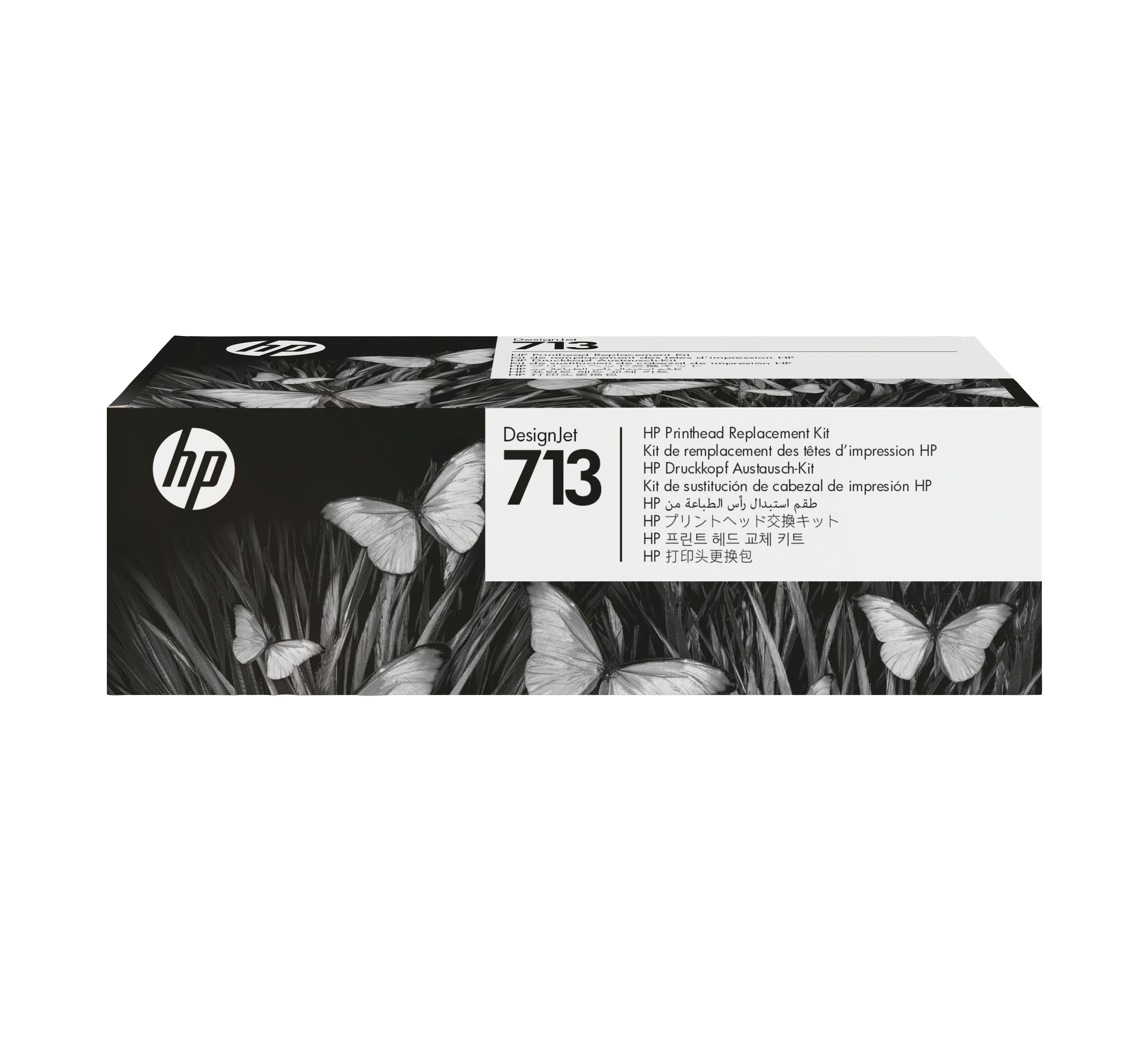HP 713 DesignJet Druckkopf-Austauschkit Cyan, Magenta, Gelb, pigmentiertes Schwarz