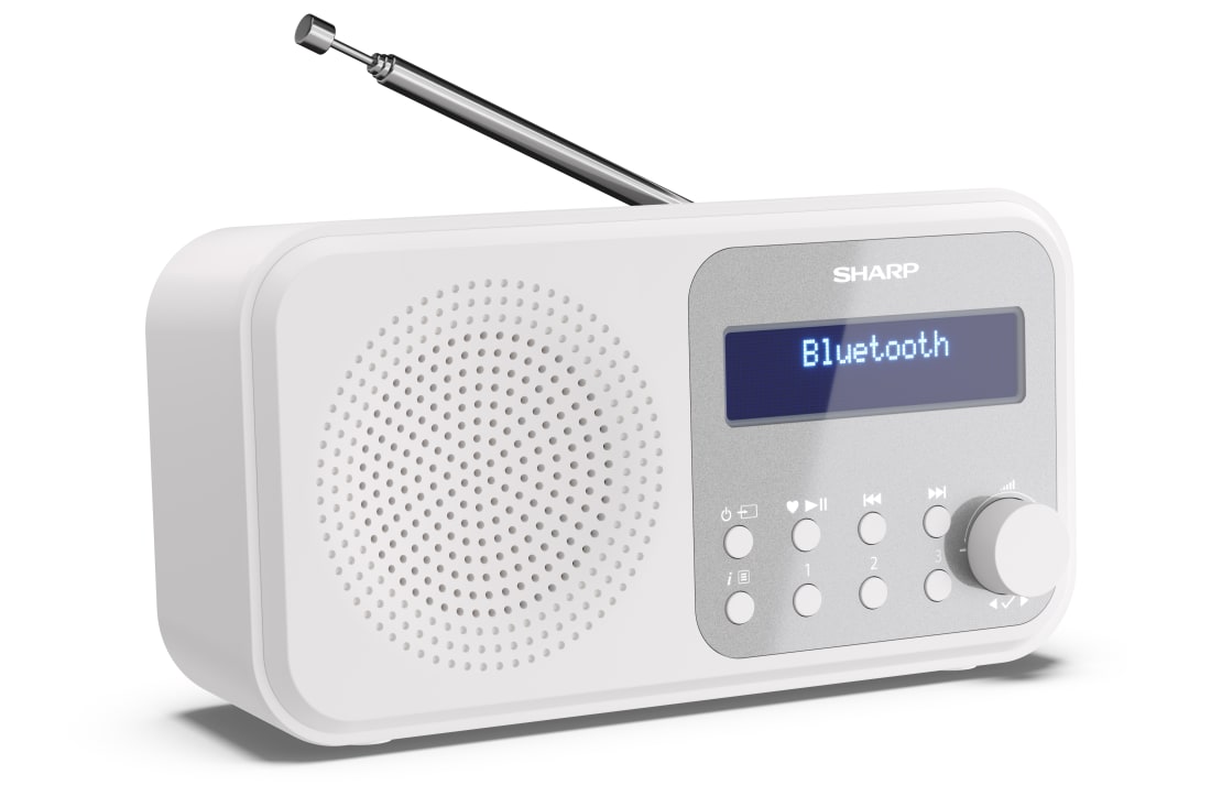 Sharp DR-P420 DAB+ BT Radio weiss