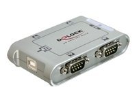 Delock USB 2.0 zu 4 Port Seriell Adapter