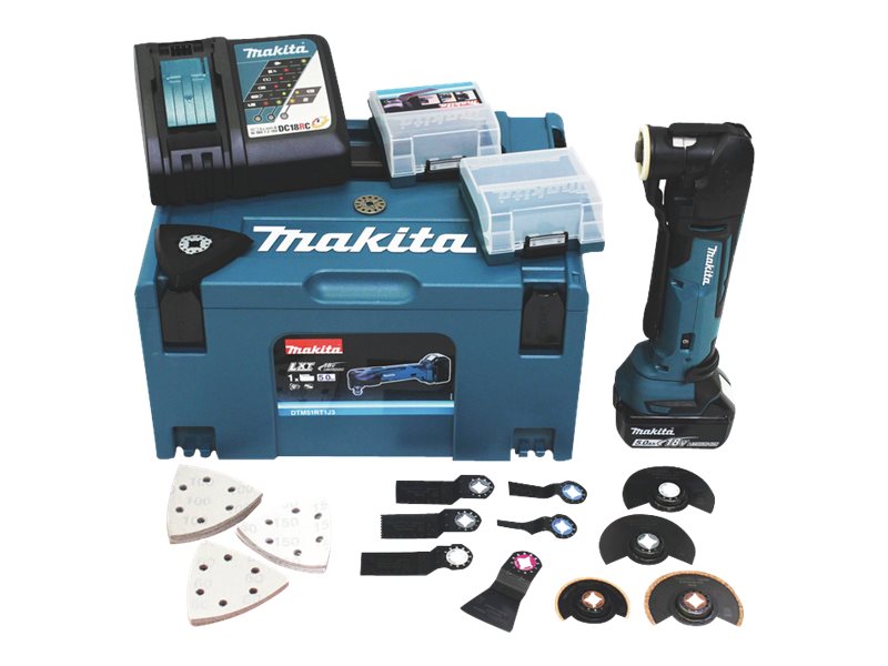 Makita DTM51RT1J3 Oszillierendes Multiwerkzeug
