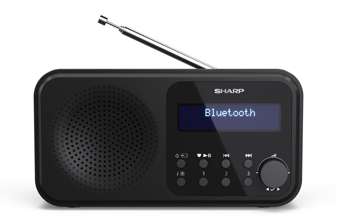 Sharp DRP420 DABBT Radio schwarz