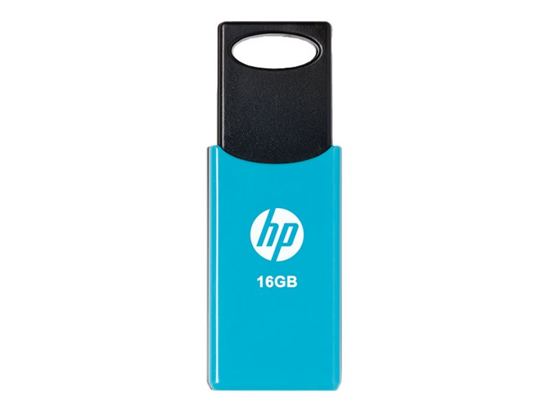HP v212b USB-Stick 16 GB USB 2.0 Schwarz/Blau