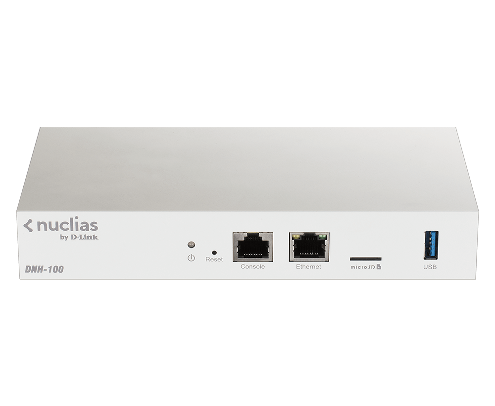 DLINK DNH100 Nuclias Connect Hub 1x GigabitPort 1x Konsolenport 1x USB 30 1 x microSD Verwaltung von bis zu 100 APs
