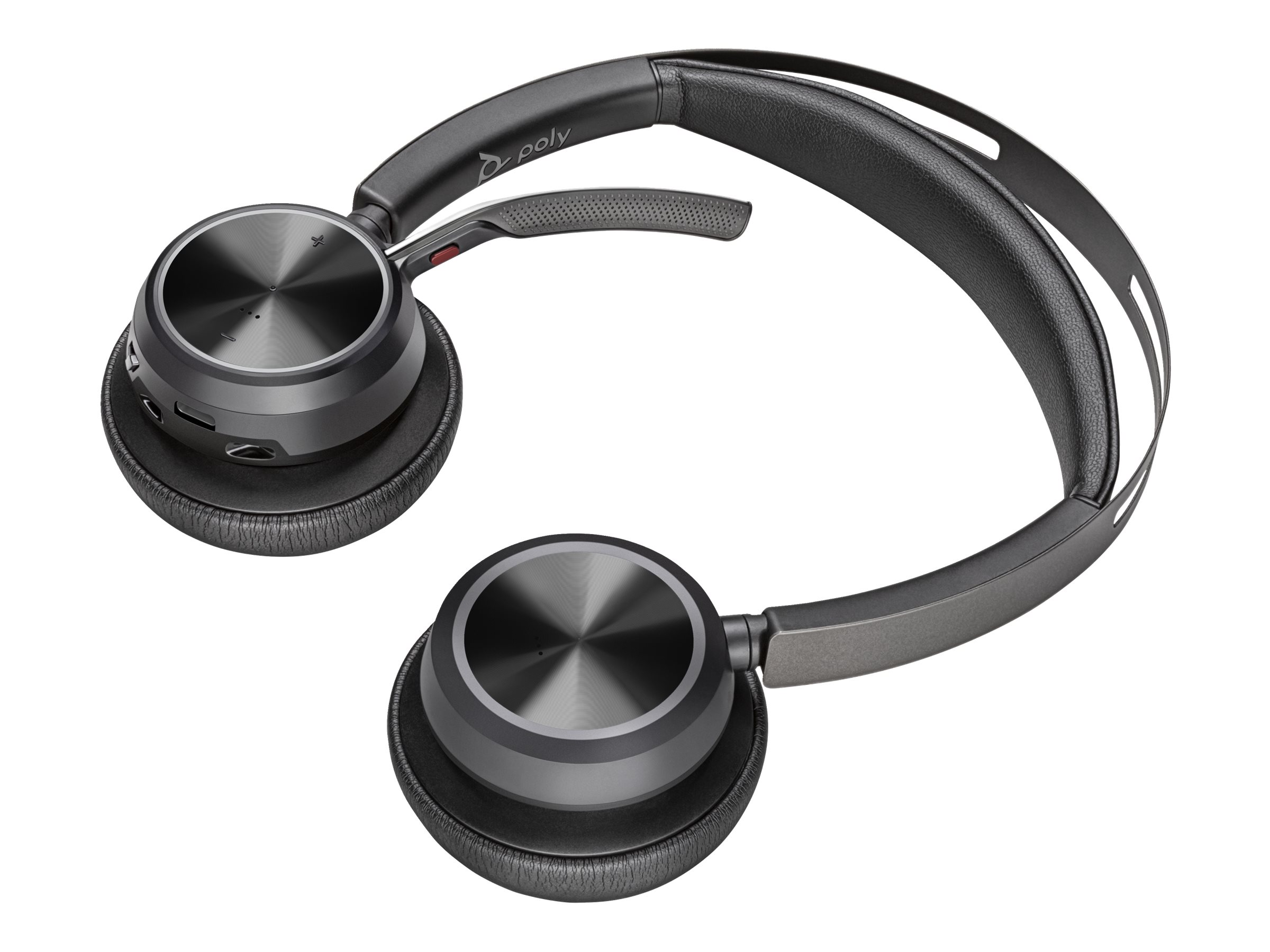 Poly Voyager Focus 2 UC Bluetooth-Headset Schwarz