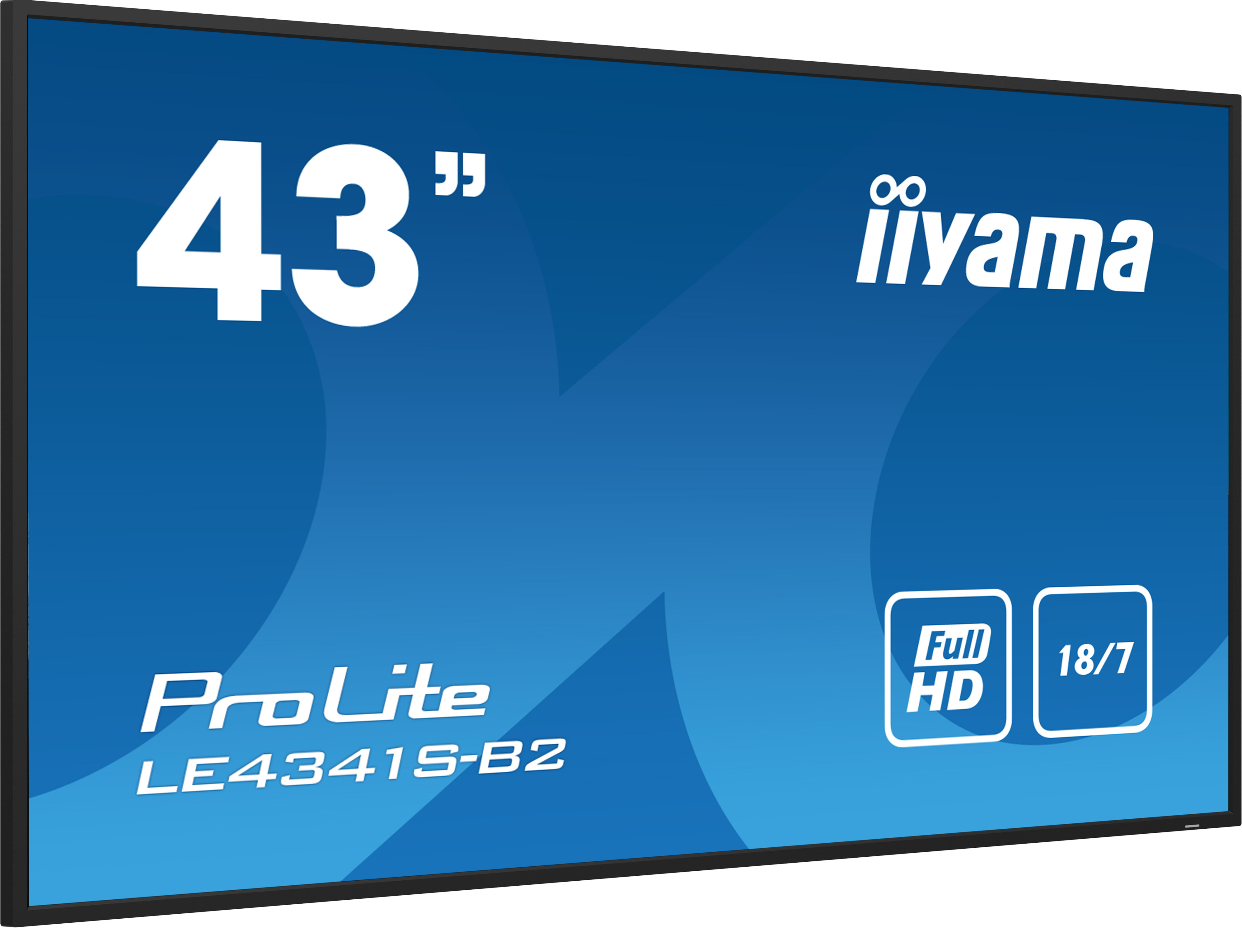 IIYAMA LE4341SB2 10922cm 43Zoll 1920x1080 IPS panel 1perc Haze 8ms Landscape mode Speakers 2x 10W VGA 3x HDMI 350cdm Media Play