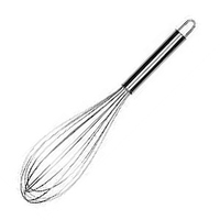 Fackelmann Schneebesen 28,0 cm silber