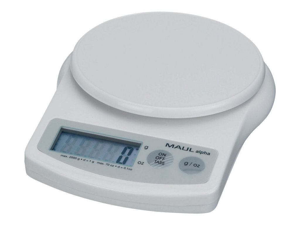 Jakob Maul MAUL alpha Briefwaage Weiß 5000 g