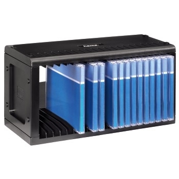 Hama CD Rack 20 Kunststoff Schwarz