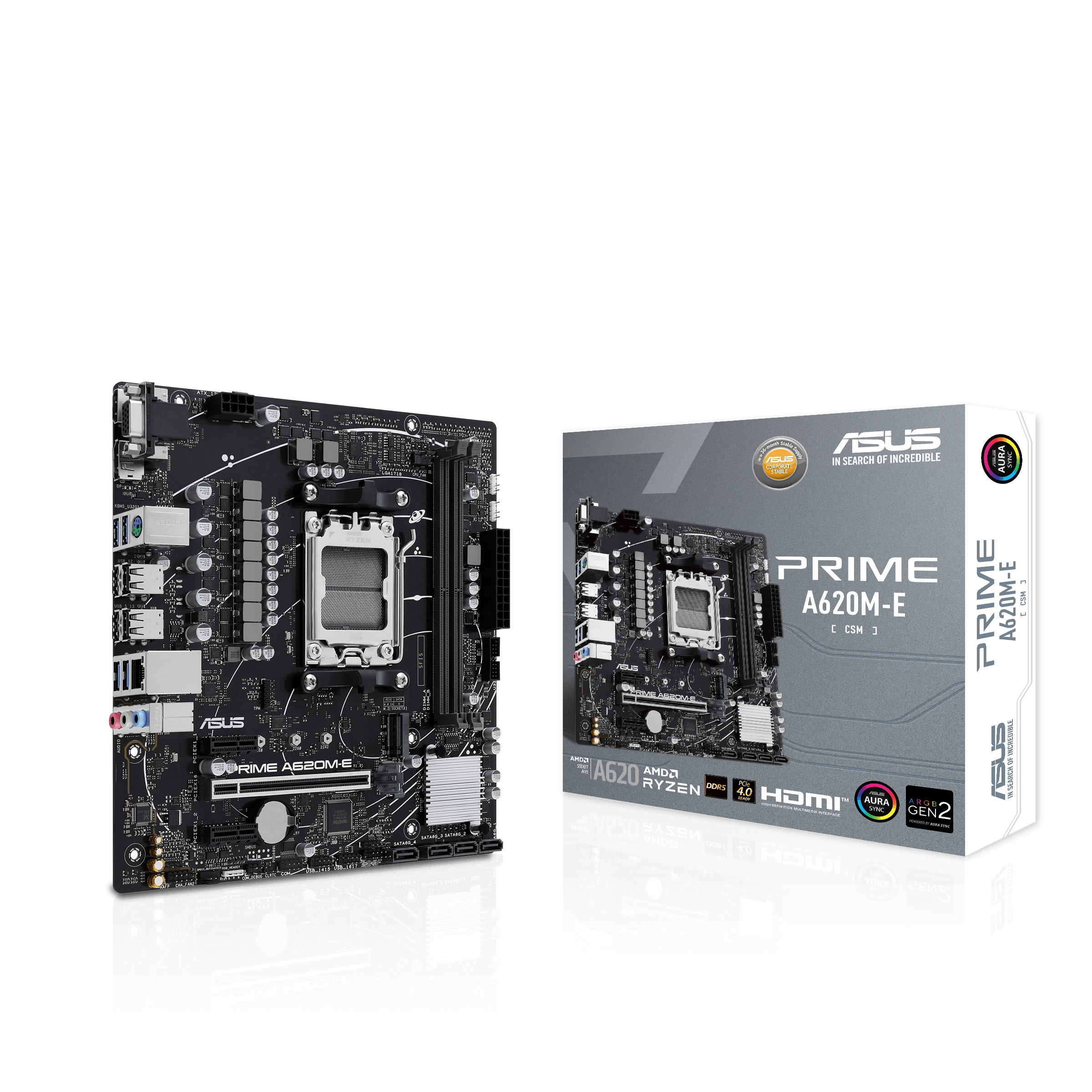 ASUS PRIME A620M-E-CSM micro ATX Socket AM5