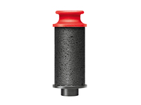 Meto Basic S Farbrollen Schwarz Rot 5 Stück