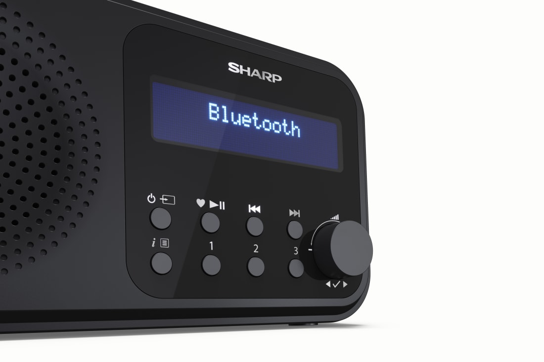 Sharp DRP420 DABBT Radio schwarz