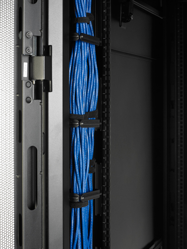 APC Rack-Kabelführungsring Schwarz