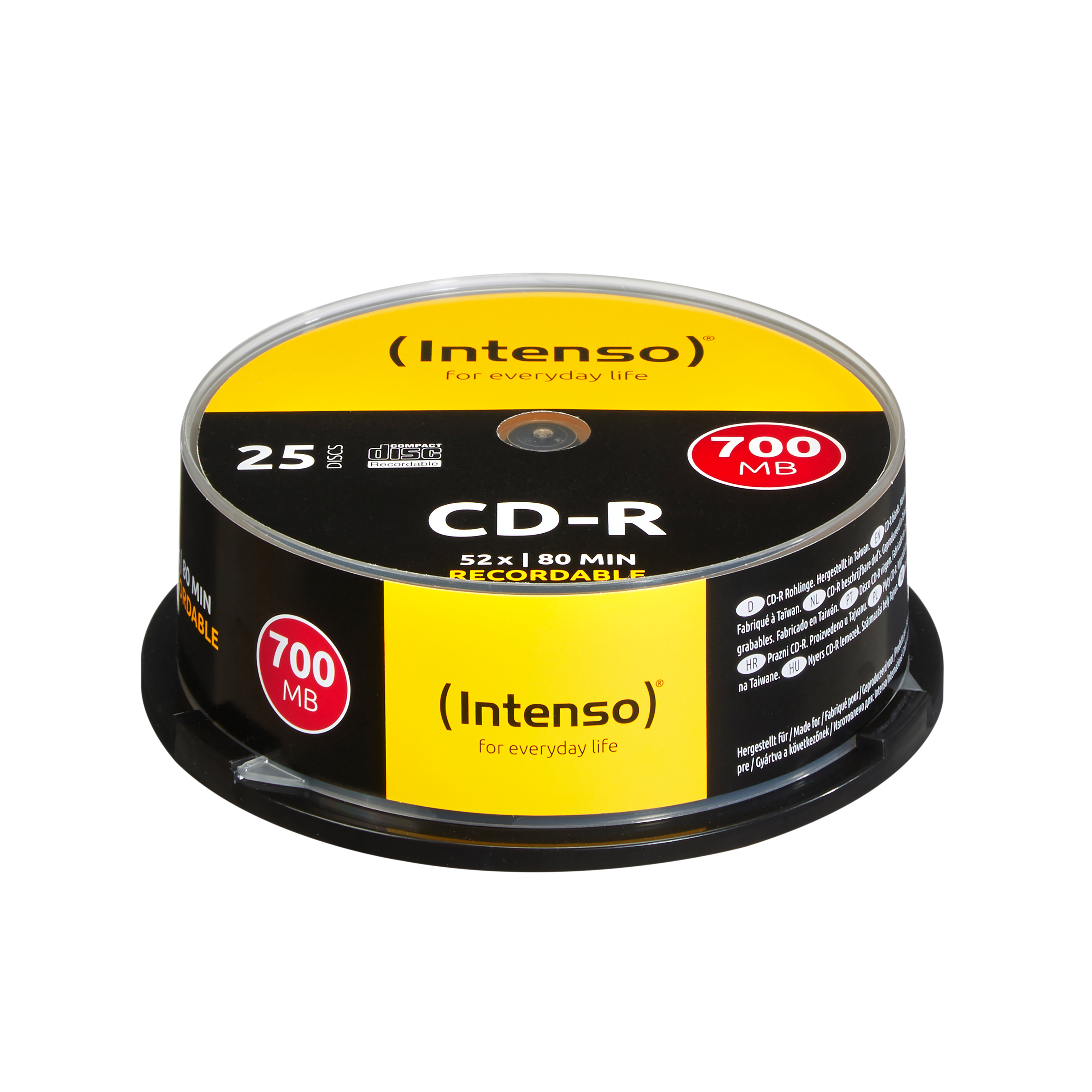 INTENSO CDR80 700MB 52x 25 CB