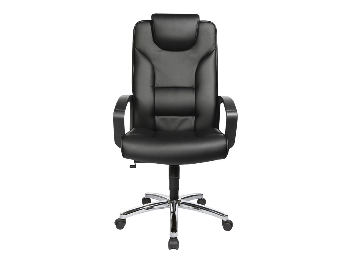 Topstar Comfort Point 50 Stuhl Kunstleder Schwarz Chrom