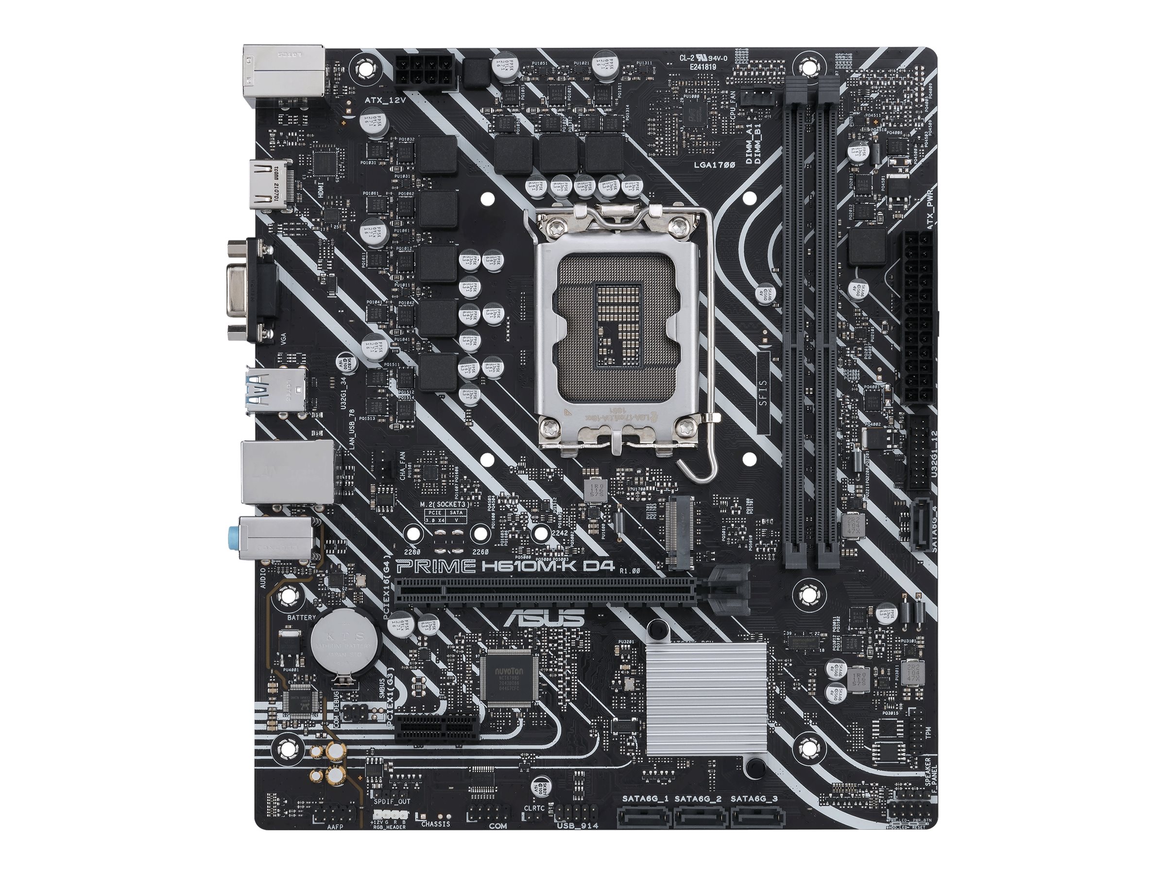 ASUS PRIME H610M-K D4 Motherboard